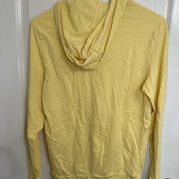 Lacoste Men's Cotton Jersey Hooded T-Shirt small yellow - Picture 2 of 6